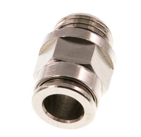 8mm x G1/4'' Messing Insteekfitting Buitendraad NBR [2 Stuks]
