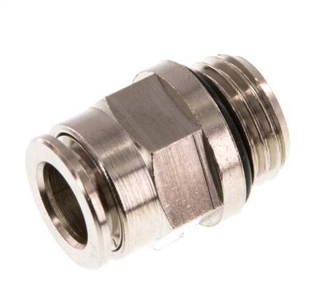 8mm x G1/4'' Messing Insteekfitting Buitendraad NBR [2 Stuks]