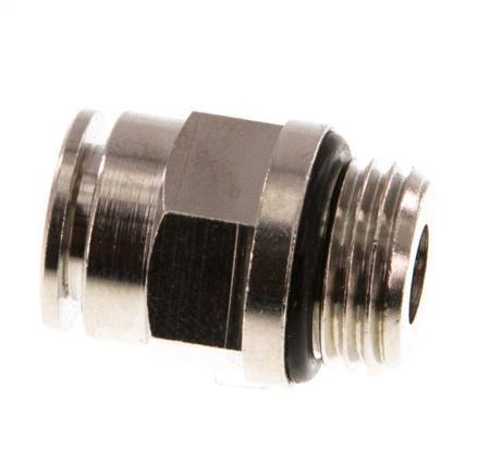 8mm x G1/4'' Messing Insteekfitting Buitendraad NBR [2 Stuks]