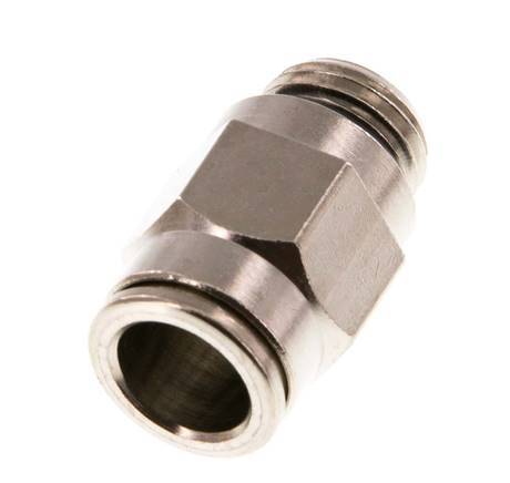10mm x G1/4'' Messing Insteekfitting Buitendraad NBR [2 Stuks]