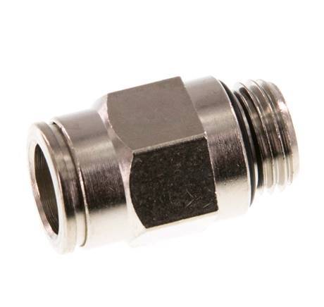 10mm x G1/4'' Messing Insteekfitting Buitendraad NBR [2 Stuks]
