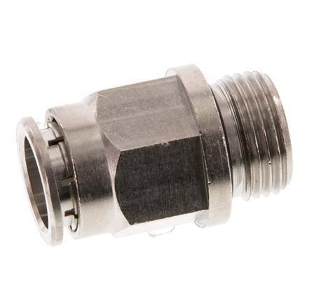 12mm x G3/8'' Push-in Fitting with Male Threads Brass NBR [2 Pieces]
