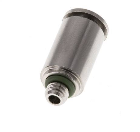 5mm x M 5 Messing Insteekfitting Buitendraad FKM [2 Stuks]
