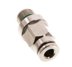 4mm x M 8 x 1 Messing Insteekfitting Buitendraad FKM [2 Stuks]