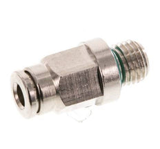 4mm x M 8 x 1 Messing Insteekfitting Buitendraad FKM [2 Stuks]