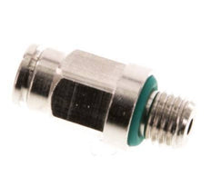 4mm x M 8 x 1 Messing Insteekfitting Buitendraad FKM [2 Stuks]