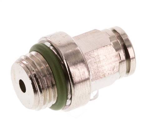 4mm x M 10 x 1 Messing Insteekfitting Buitendraad FKM [2 Stuks]