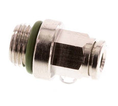 4mm x M 10 x 1 Messing Insteekfitting Buitendraad FKM [2 Stuks]