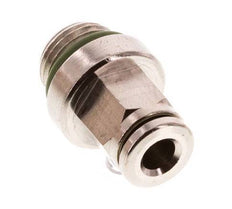 4mm x M 10 x 1 Messing Insteekfitting Buitendraad FKM [2 Stuks]
