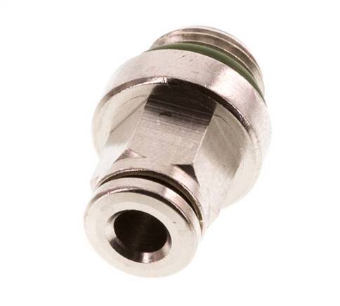 4mm x M 10 x 1 Messing Insteekfitting Buitendraad FKM [2 Stuks]