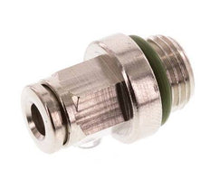 4mm x M 10 x 1 Messing Insteekfitting Buitendraad FKM [2 Stuks]