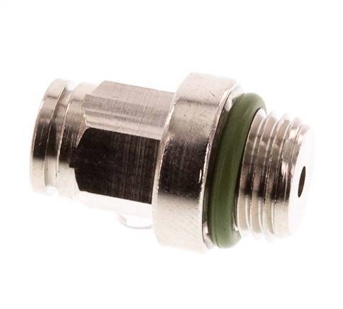 4mm x M 10 x 1 Messing Insteekfitting Buitendraad FKM [2 Stuks]