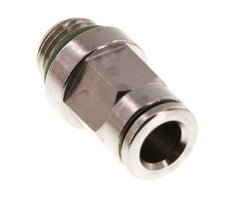 6mm x M 10 x 1 Messing Insteekfitting Buitendraad FKM [2 Stuks]