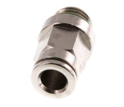 6mm x M 10 x 1 Messing Insteekfitting Buitendraad FKM [2 Stuks]