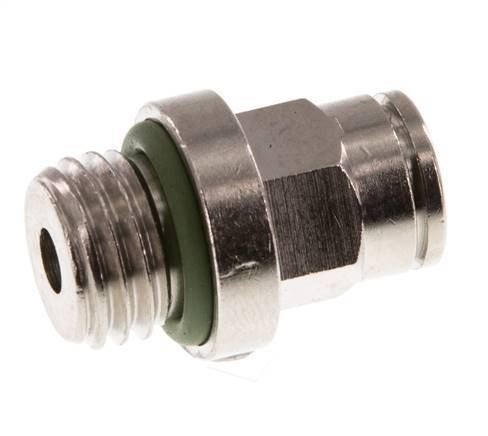 6mm x M 12 x 1.5 Messing Insteekfitting Buitendraad FKM [2 Stuks]