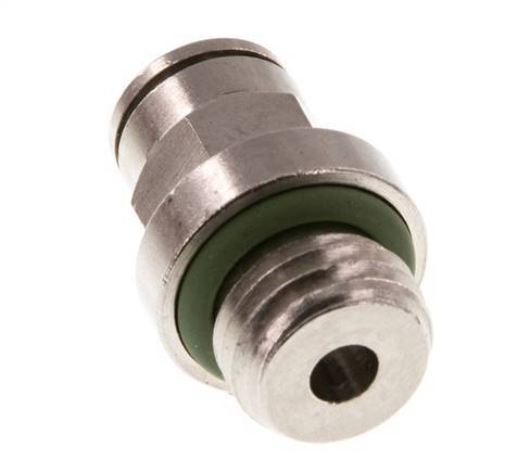 6mm x M 12 x 1.5 Messing Insteekfitting Buitendraad FKM [2 Stuks]
