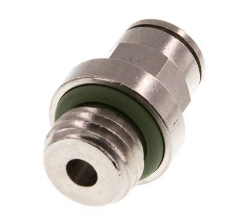 6mm x M 12 x 1.5 Messing Insteekfitting Buitendraad FKM [2 Stuks]