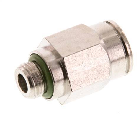 10mm x G1/8'' Messing Insteekfitting Buitendraad FKM [2 Stuks]