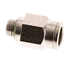 10mm x G1/8'' Push-in Fitting with Male Threads Brass FKM [2 Pieces]