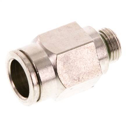 10mm x G1/8'' Messing Insteekfitting Buitendraad FKM [2 Stuks]