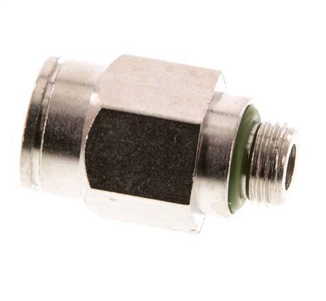 10mm x G1/8'' Messing Insteekfitting Buitendraad FKM [2 Stuks]