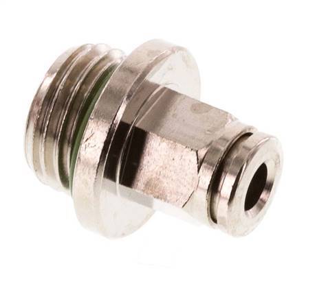 4mm x G1/4'' Messing Insteekfitting Buitendraad FKM [2 Stuks]