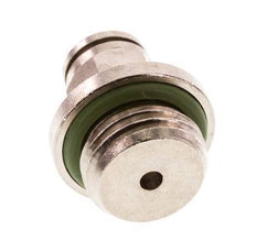 4mm x G1/4'' Messing Insteekfitting Buitendraad FKM [2 Stuks]