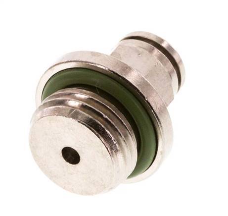 4mm x G1/4'' Messing Insteekfitting Buitendraad FKM [2 Stuks]