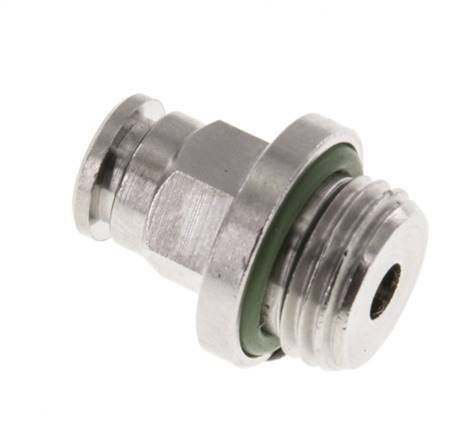 5mm x G1/4'' Messing Insteekfitting Buitendraad FKM [2 Stuks]