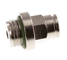 6mm x G1/4'' Push-in Fitting with Male Threads Brass FKM [2 Pieces]