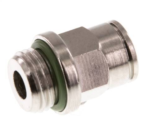 8mm x G1/4'' Messing Insteekfitting Buitendraad FKM [2 Stuks]