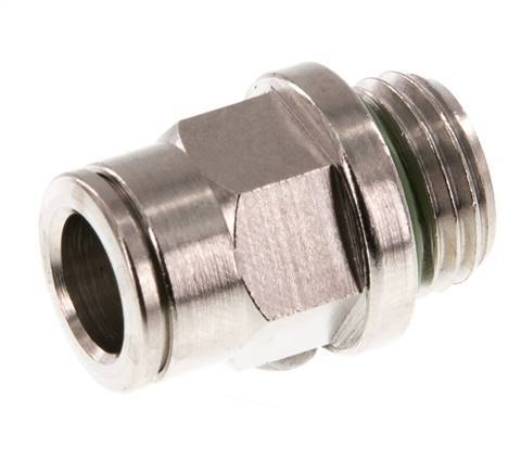 8mm x G1/4'' Messing Insteekfitting Buitendraad FKM [2 Stuks]