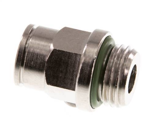 8mm x G1/4'' Messing Insteekfitting Buitendraad FKM [2 Stuks]