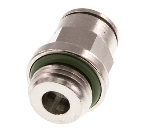 8mm x G1/4'' Messing Insteekfitting Buitendraad FKM [2 Stuks]