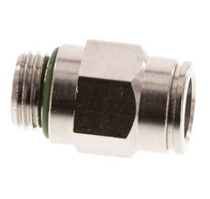 10mm x G1/4'' Push-in Fitting with Male Threads Brass FKM [2 Pieces]