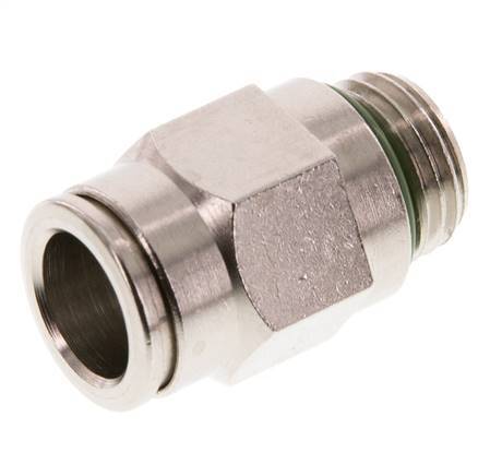 10mm x G1/4'' Messing Insteekfitting Buitendraad FKM [2 Stuks]