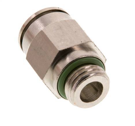12mm x G1/4'' Messing Insteekfitting Buitendraad FKM [2 Stuks]