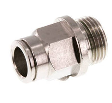 10mm x G3/8'' Push-in Fitting with Male Threads Brass FKM [2 Pieces]