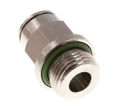 10mm x G3/8'' Push-in Fitting with Male Threads Brass FKM [2 Pieces]
