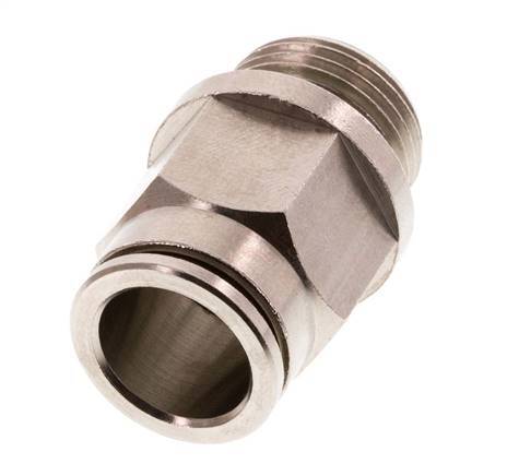 12mm x G3/8'' Messing Insteekfitting Buitendraad FKM [2 Stuks]