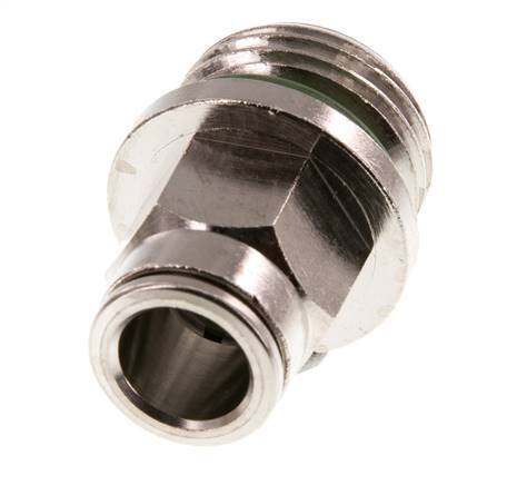 10mm x G1/2'' Messing Insteekfitting Buitendraad FKM