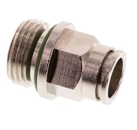 12mm x G1/2'' Messing Insteekfitting Buitendraad FKM [2 Stuks]