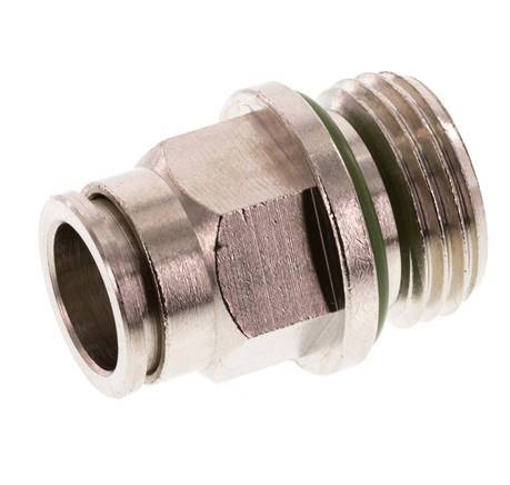 12mm x G1/2'' Messing Insteekfitting Buitendraad FKM [2 Stuks]