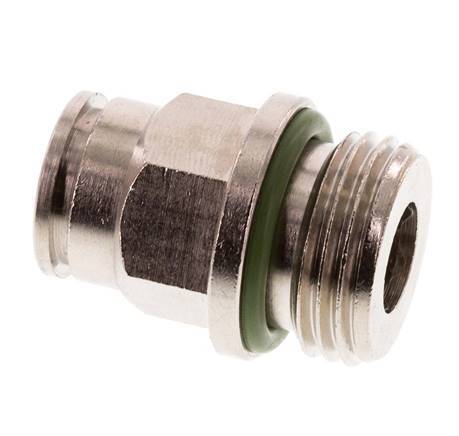 12mm x G1/2'' Messing Insteekfitting Buitendraad FKM [2 Stuks]