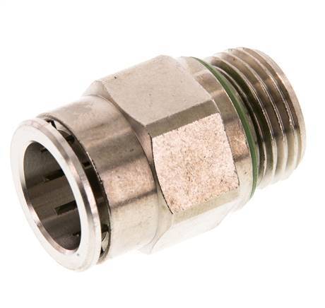 16mm x G1/2'' Messing Insteekfitting Buitendraad FKM