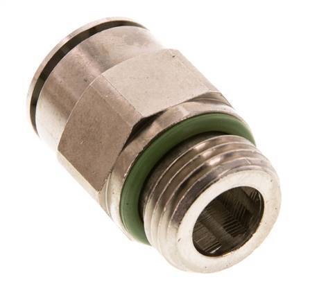 16mm x G1/2'' Messing Insteekfitting Buitendraad FKM
