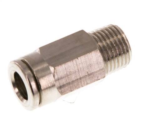 6mm x R1/8'' Messing Insteekfitting buitendraad NBR [5 Stuks]