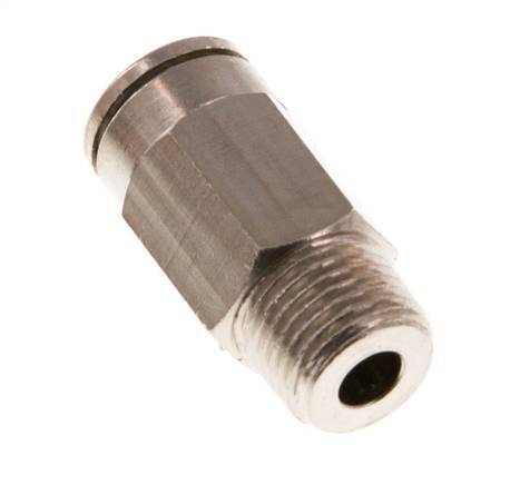 6mm x R1/8'' Messing Insteekfitting buitendraad NBR [5 Stuks]