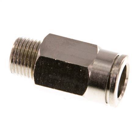 8mm x R1/8'' Messing Insteekfitting buitendraad NBR [5 Stuks]