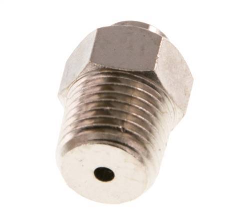 4mm x R1/4'' Messing Insteekfitting Buitendraad NBR [2 Stuks]